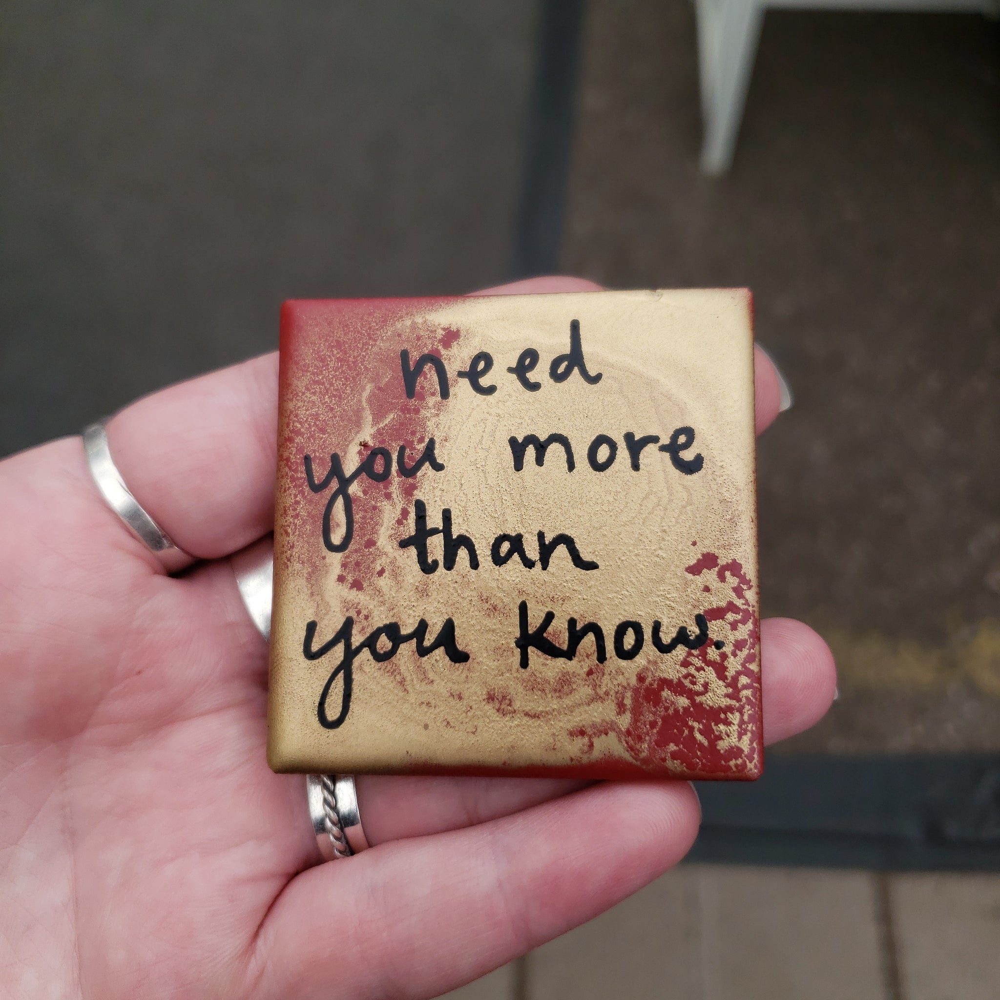 need you more than you know. (Magnet)