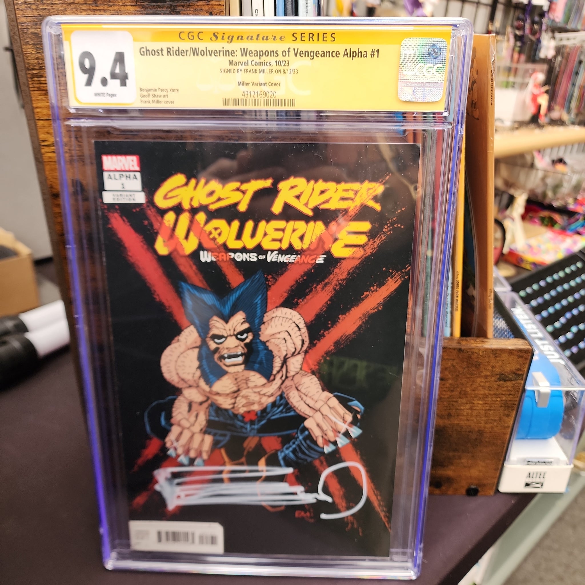 Ghost Rider/ Wolverine: Weapons of Vengeance Alpha #1 Graded 9.4 signature series