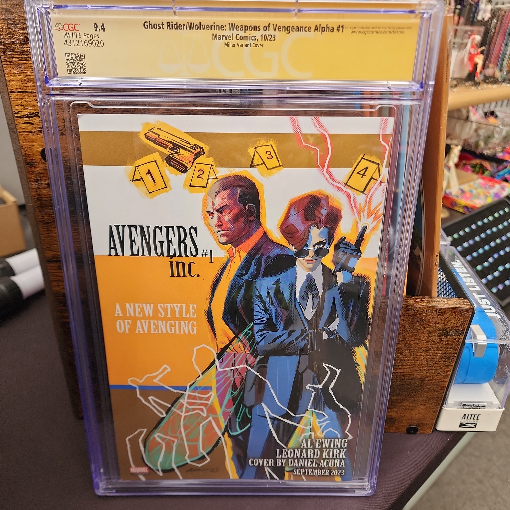 Ghost Rider/ Wolverine: Weapons of Vengeance Alpha #1 Graded 9.4 signature series