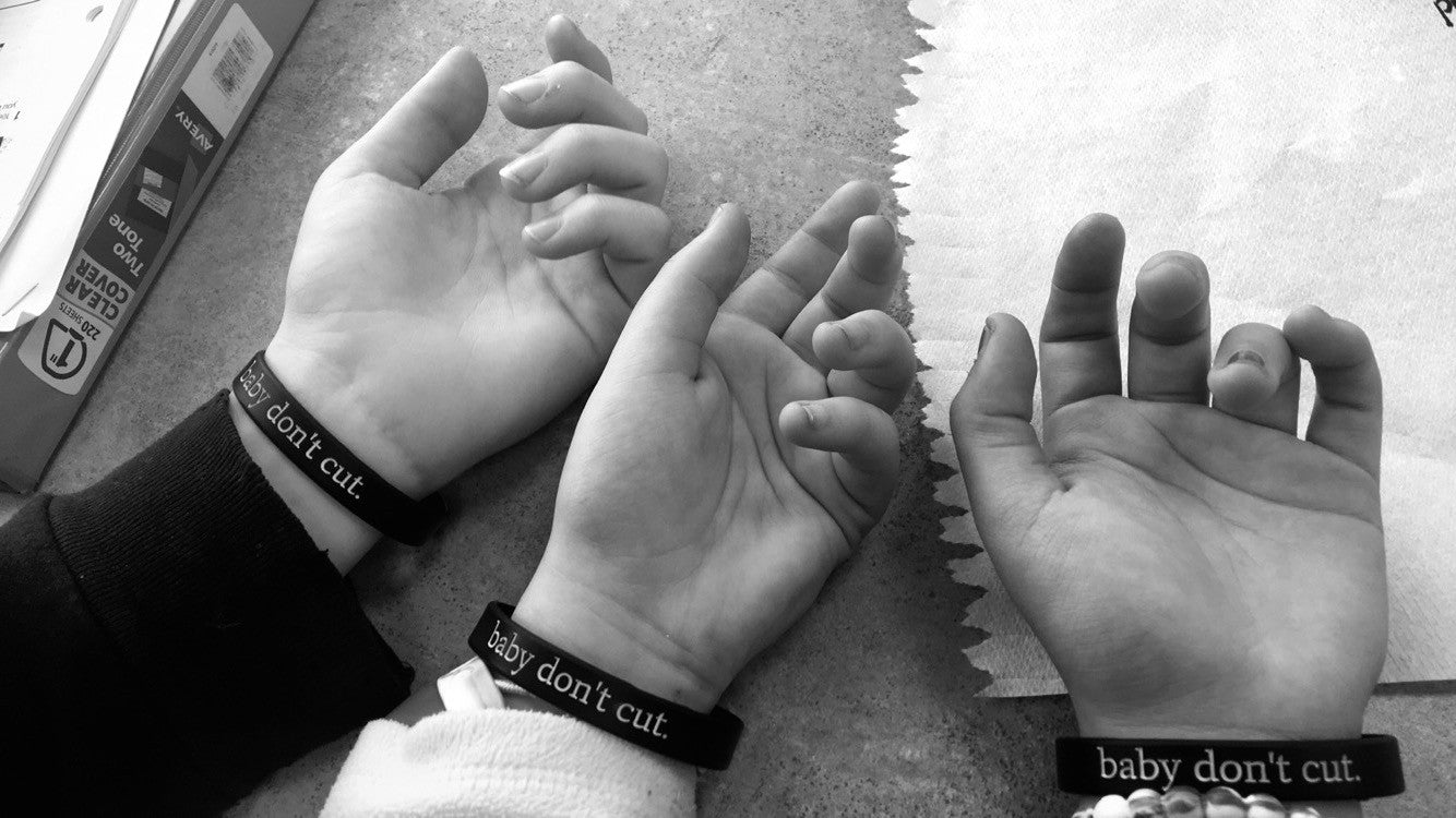 "baby don't cut." Suicide Prevention Bracelet ♥ - Underlying Beauty - 2
