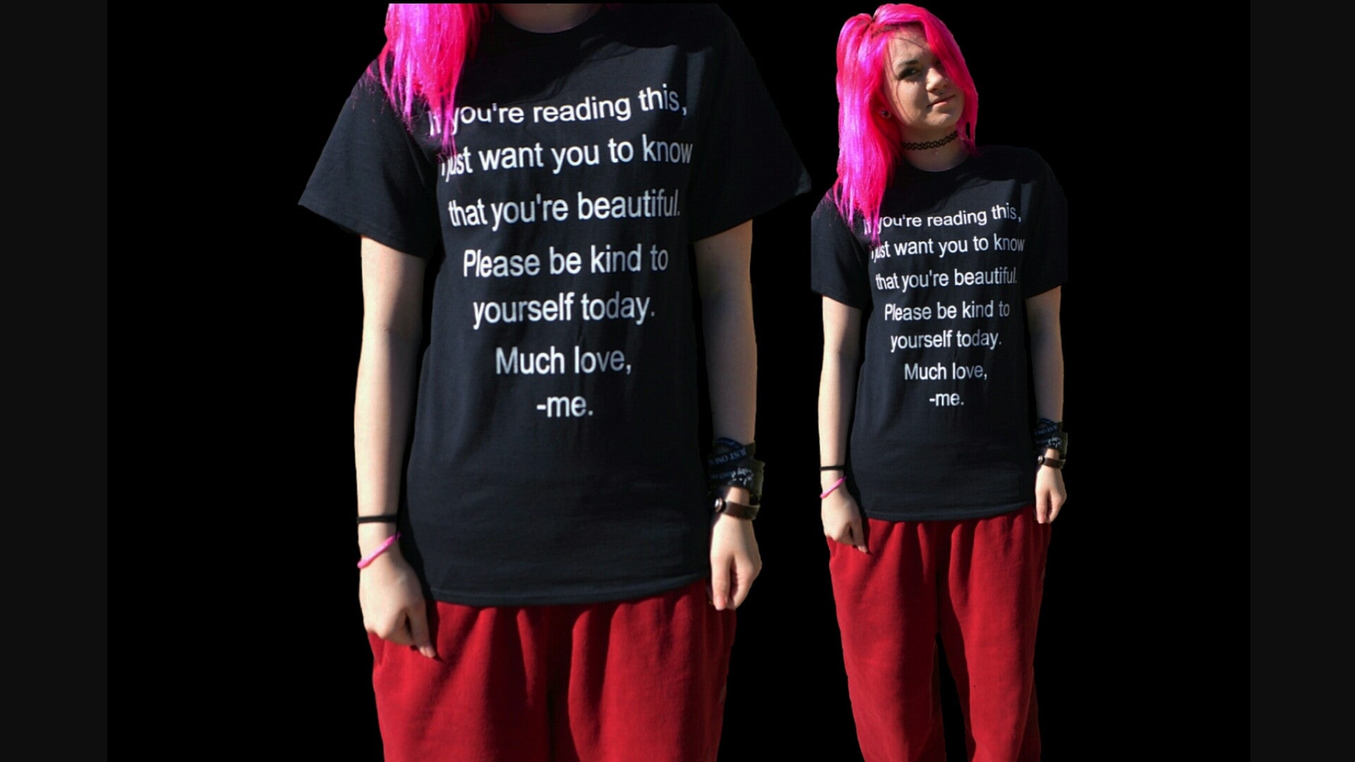 Self Harm Prevention/ Self Love Awareness T-shirt ♥ - Underlying Beauty - 2