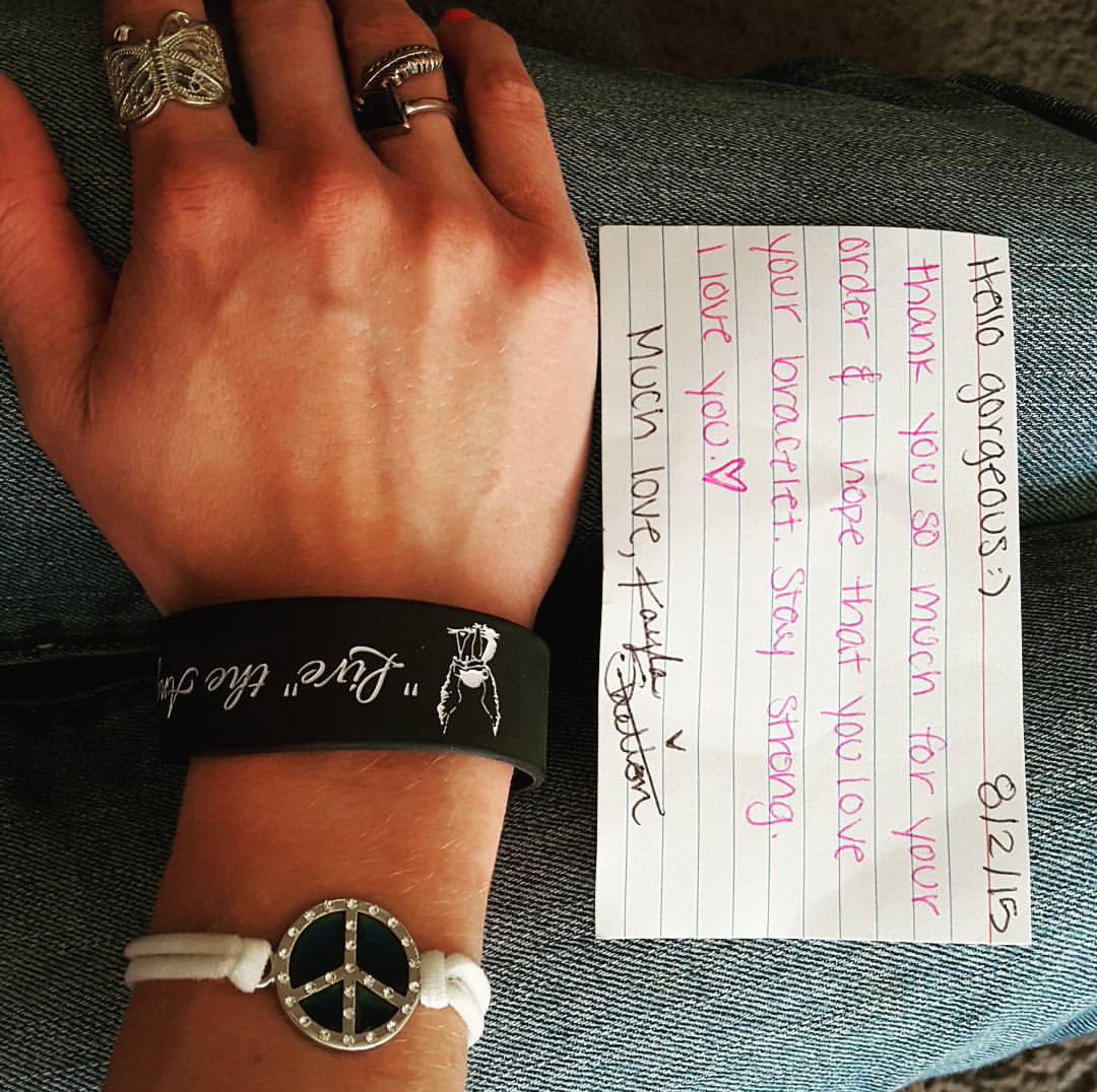 Eating Disorder Prevention Bracelet ♥ - Underlying Beauty - 1