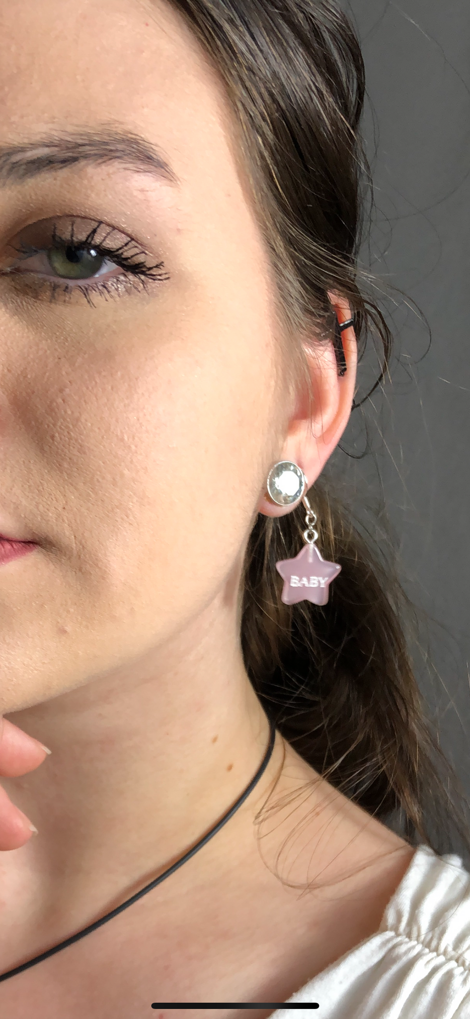 Pink Star Earrings “Baby” ⭐️💕