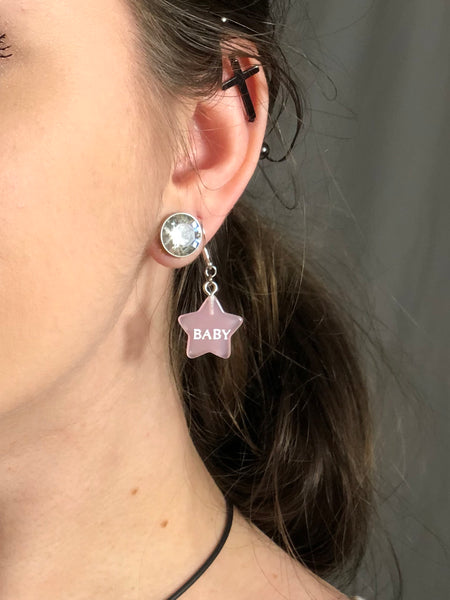 Pink Star Earrings “Baby” ⭐️💕