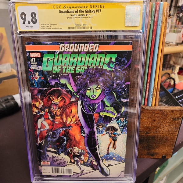 Guardians of the Galaxy #17 cgc 9.8 signature series