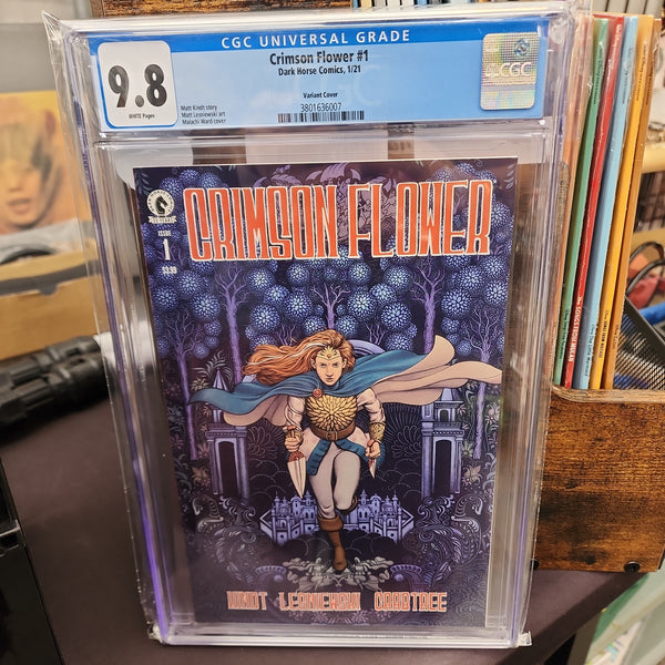 Crimson Flower #1 graded 9.8 comic