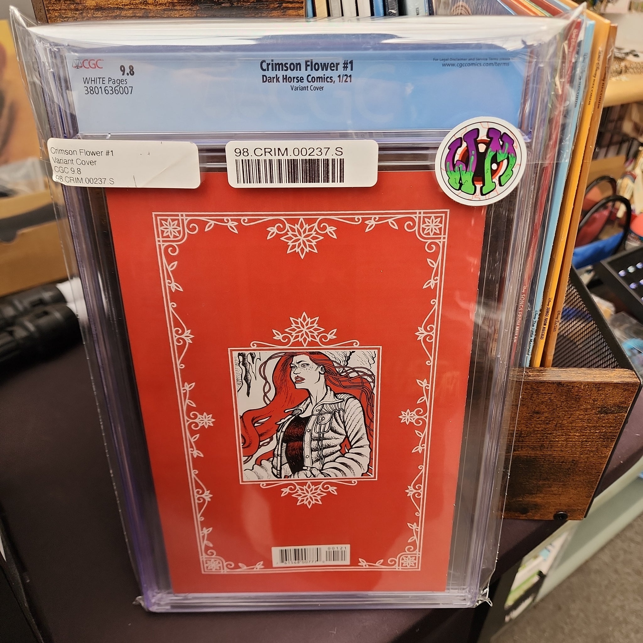 Crimson Flower #1 graded 9.8 comic