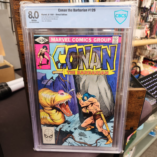 Conan the Barbarian #126 graded 8.0