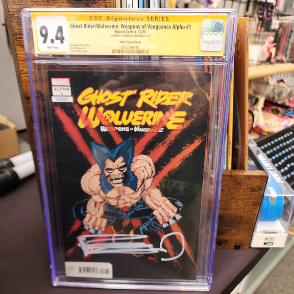 Ghost Rider/ Wolverine: Weapons of Vengeance Alpha #1 Graded 9.4 signature series