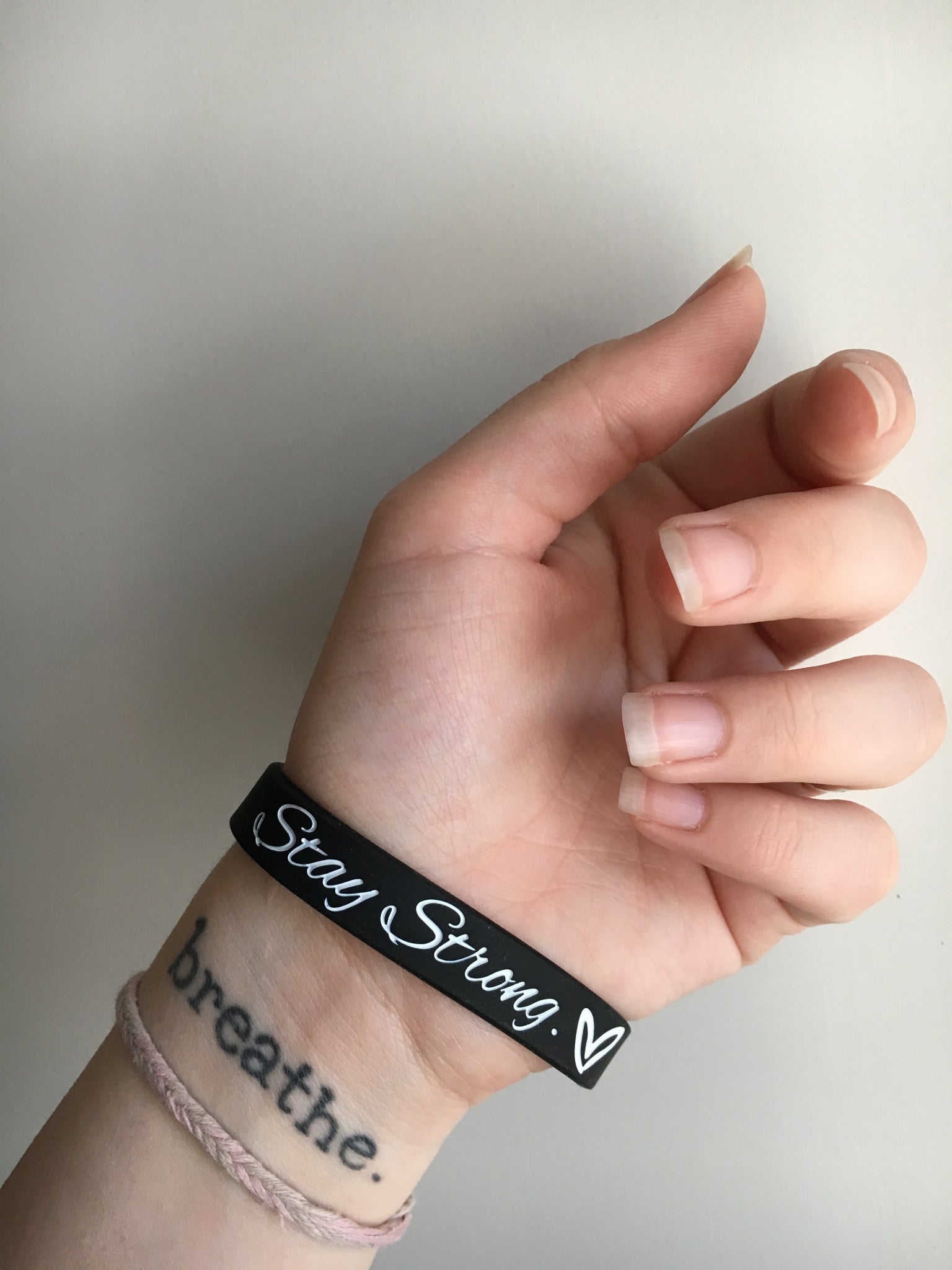 "Stay Strong.♡" Self Harm Prevention Bracelet ♥ - Underlying Beauty - 4