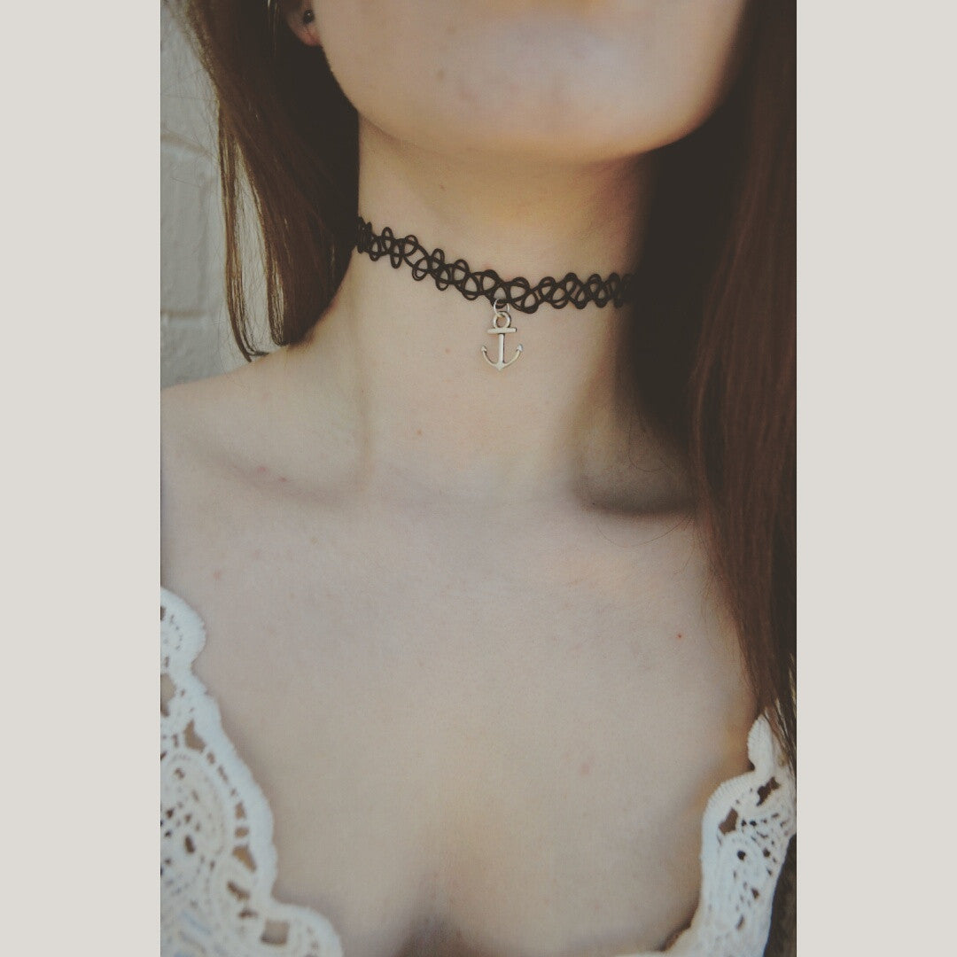 Tattoo Choker W/Charm ♥ - Underlying Beauty - 2