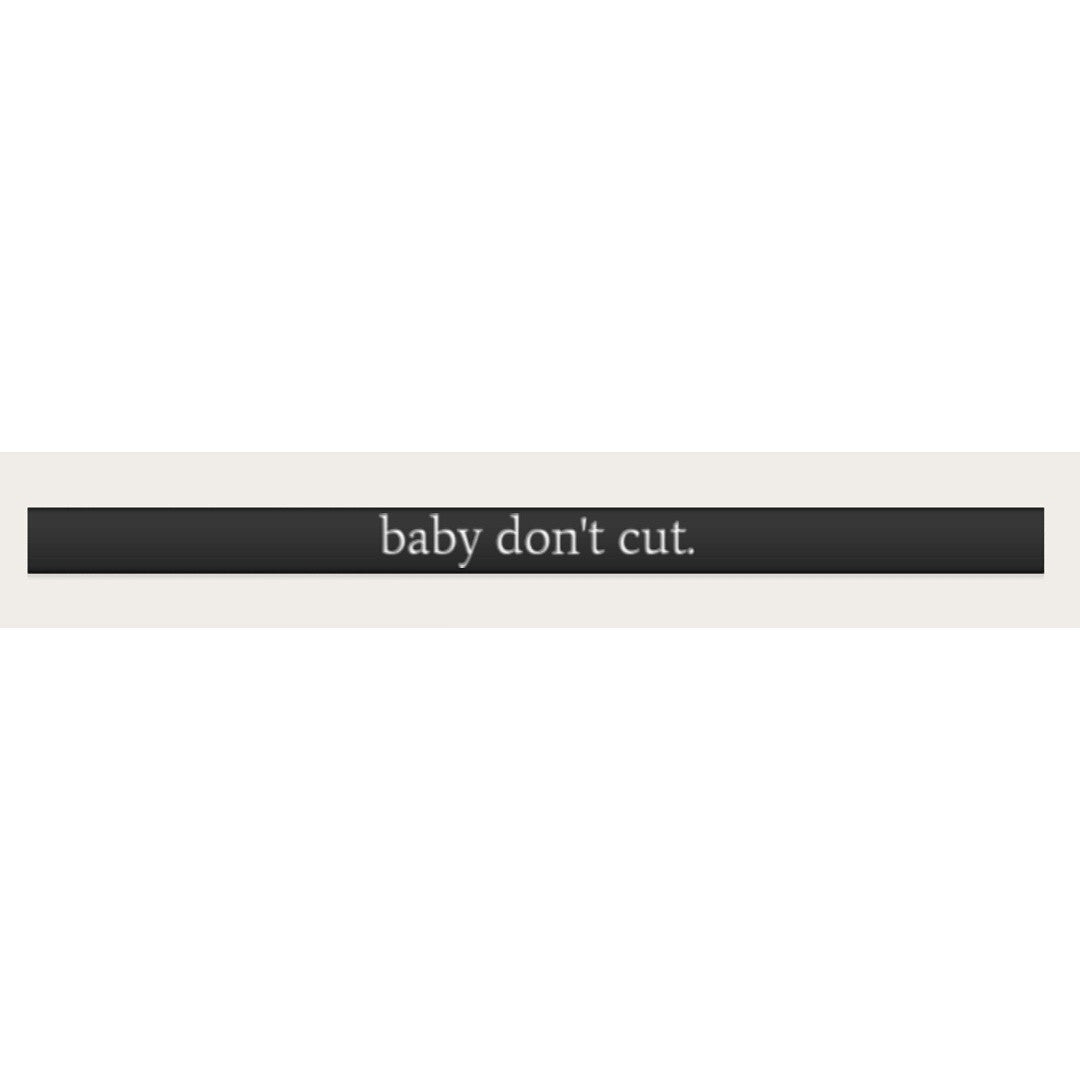 "baby don't cut." Suicide Prevention Bracelet ♥ - Underlying Beauty - 3