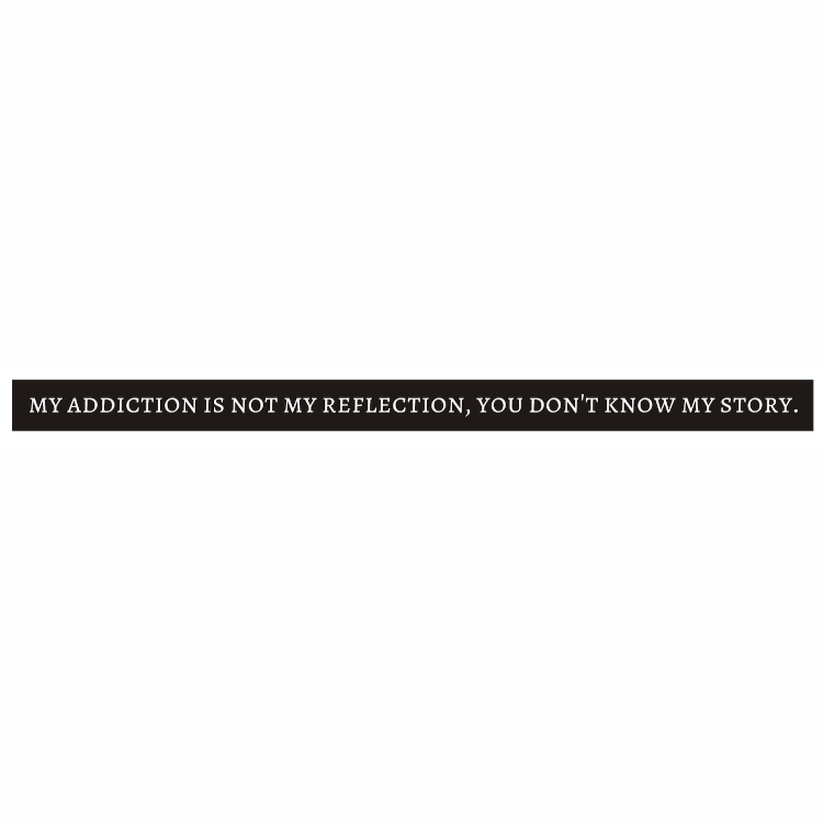 "MY ADDICTION IS NOT MY REFLECTION, YOU DON'T KNOW MY STORY." Overcoming Your Addiction Bracelet ♥ - Underlying Beauty - 2