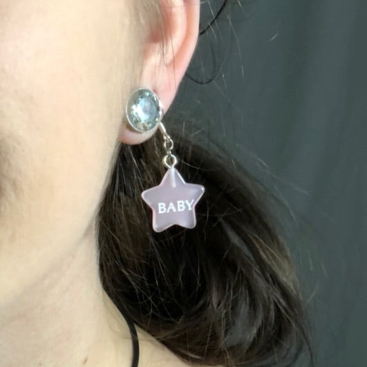 Pink Star Earrings “Baby” ⭐️💕