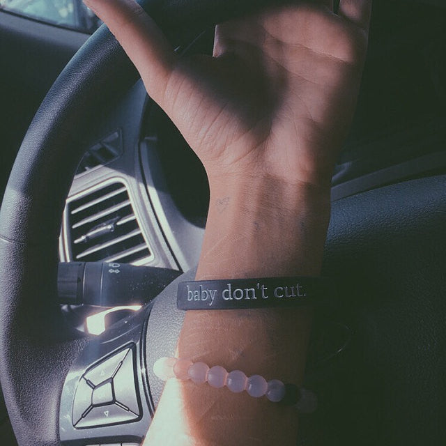 "baby don't cut." Suicide Prevention Bracelet ♥ - Underlying Beauty - 1